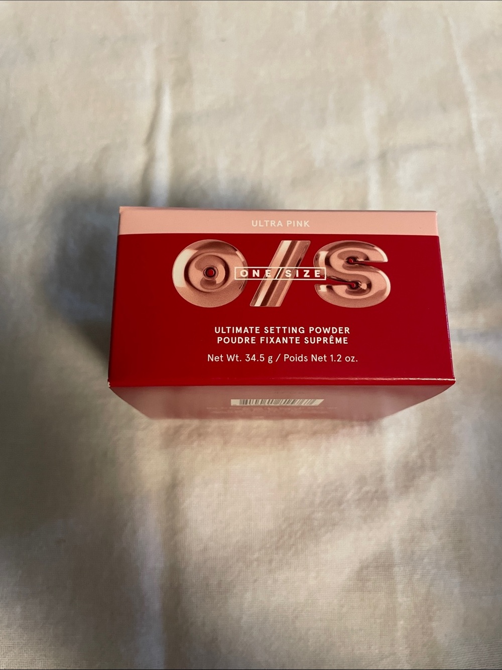 ONE/SIZE Ultimate Setting Powder - Red & Pink Packaging